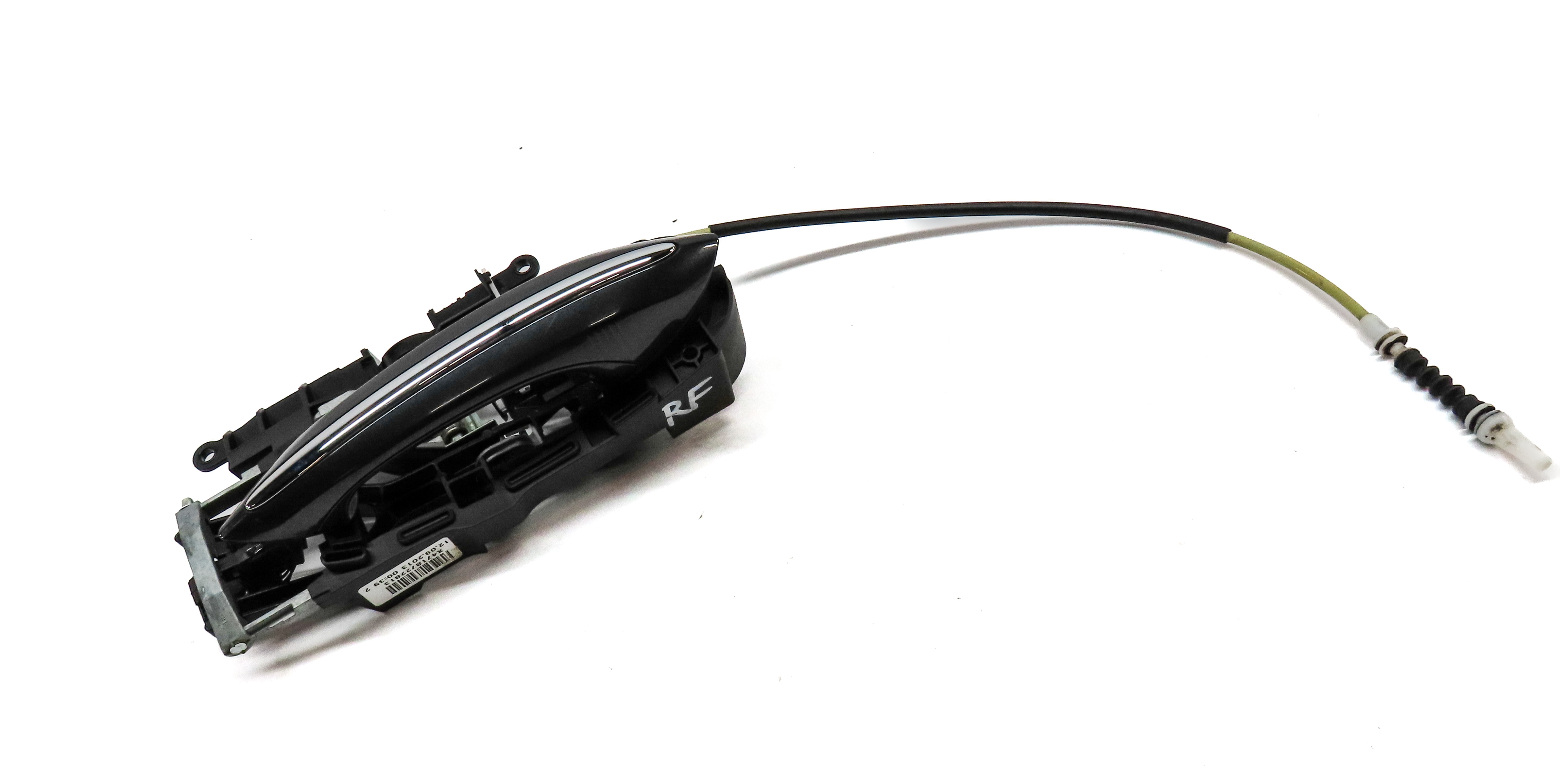 09-18 BMW 528i 535i 550i 740i 750i 760i FRONT RIGHT COMFORT DOOR HANDLE (GRAY) — exact item pictured